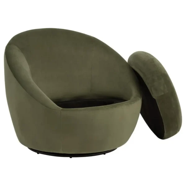 Myernick Velvet Swivel Accent Chair By Coaster Furniture - Image 5