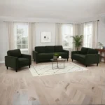 Ruth 3 Piece Upholstered Sofa Set By Coaster Furniture - Image 4