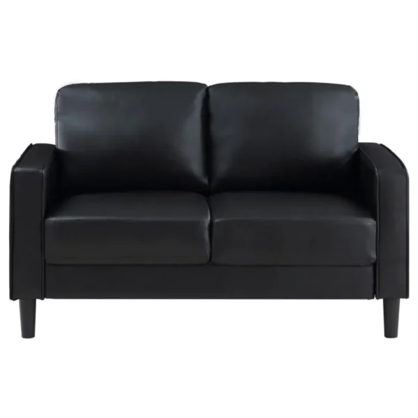 Ruth Upholstered Loveseat Track Arm By Coaster Furniture - Image 2