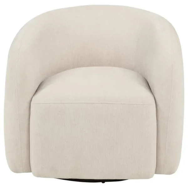 Gerley Chenille Beige Swivel Accent Chair By Coaster Furniture - Image 2