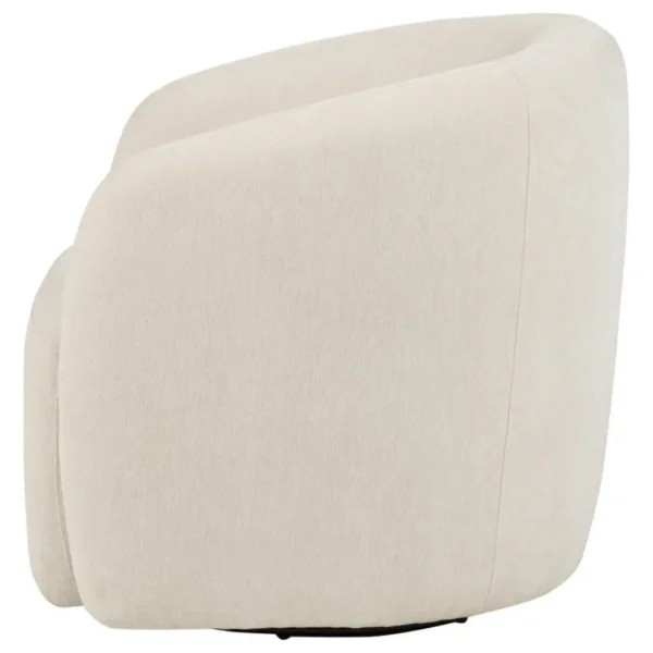 Gerley Chenille Beige Swivel Accent Chair By Coaster Furniture - Image 3