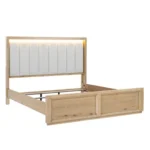 Helios 5 Pc Natural Wood Bedroom Set by Furniture Of America - Image 3