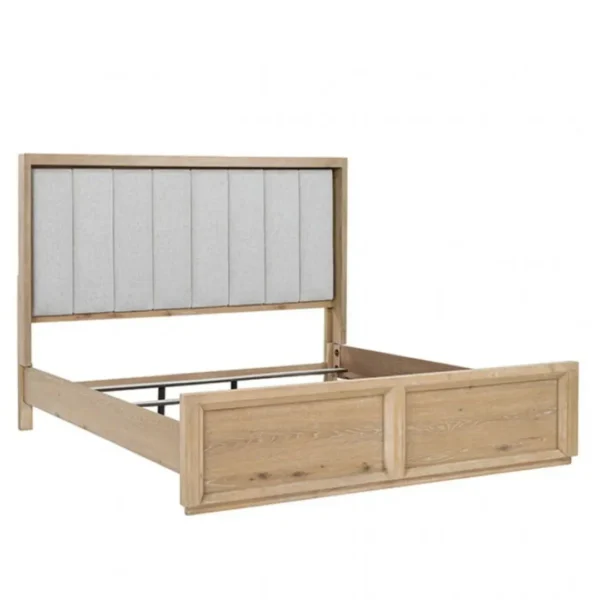 Helios 5 Pc Natural Wood Bedroom Set by Furniture Of America - Image 4