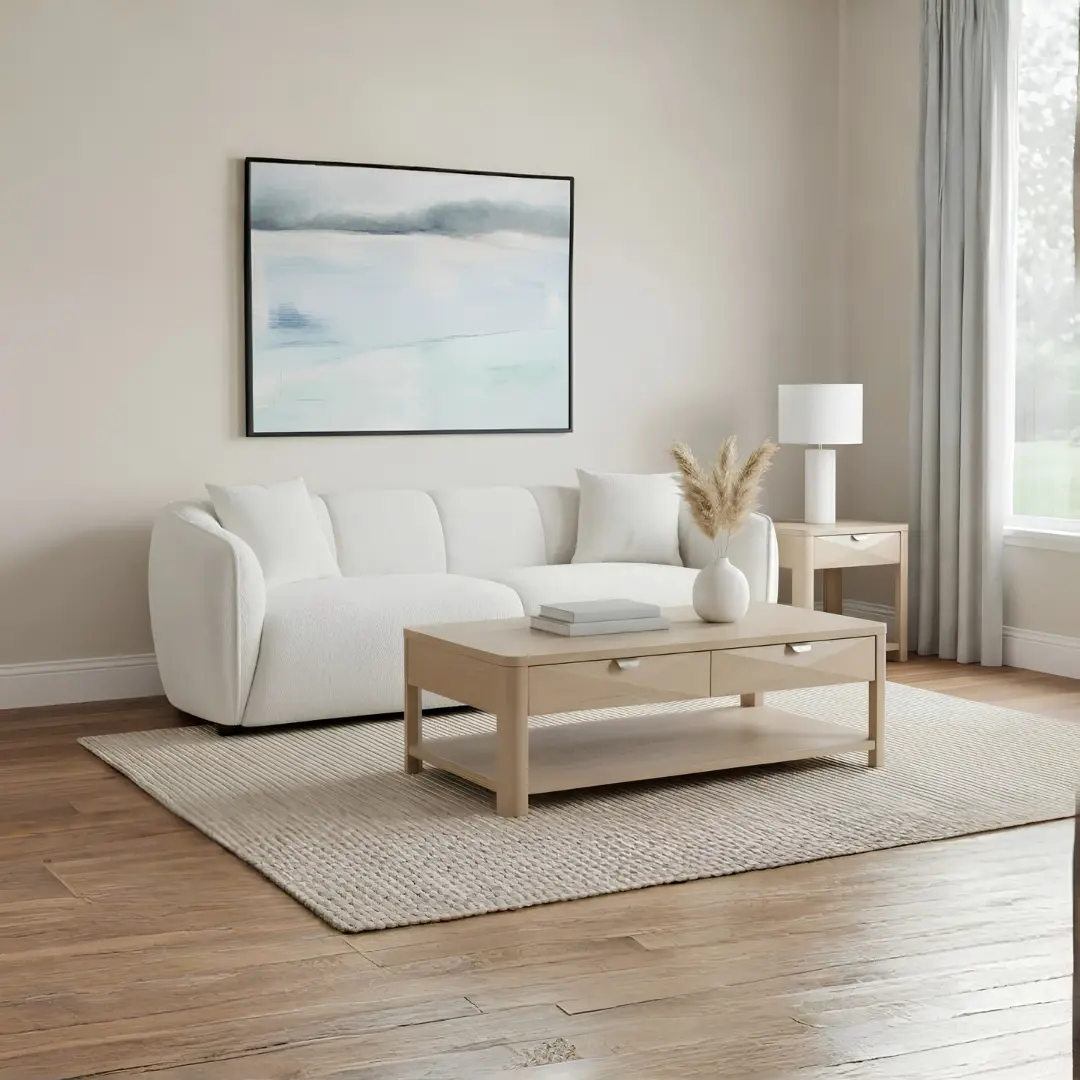 Aleisha Fabric Modern Upholstered Sofa By Coaster Furniture | U-Trade Furniture Aleisha Fabric Modern Upholstered Sofa By Coaster Furniture - Image 1