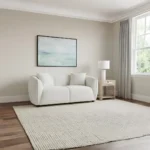 Aleisha Fabric Modern Loveseat Sofa By Coaster Furniture