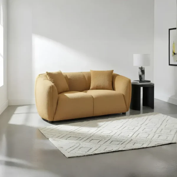 Aleisha Fabric Modern Loveseat Sofa By Coaster Furniture - Image 2