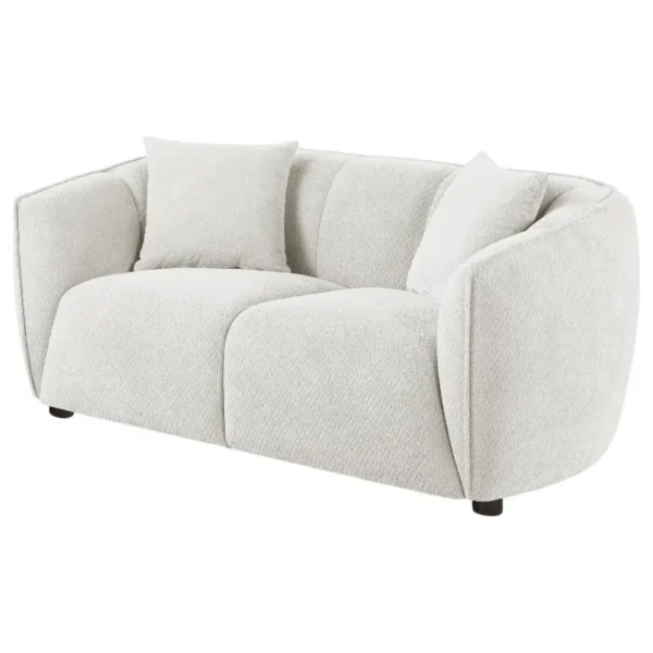 Aleisha Fabric Modern Loveseat Sofa By Coaster Furniture - Image 5
