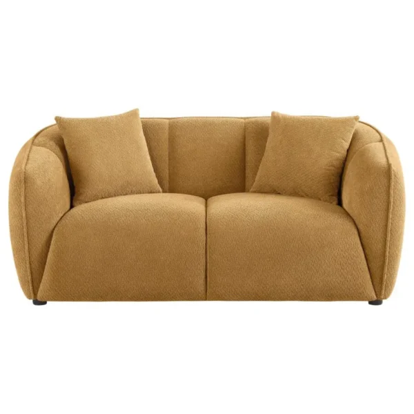 Aleisha Fabric Modern Loveseat Sofa By Coaster Furniture - Image 4
