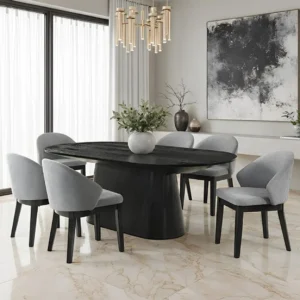 Tottenham 5 Pc Black Dining Room Set by Furniture Of America