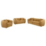 Aleisha Upholstered 3 Piece Sofa Set By Coaster Furniture - Image 4