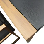 Oswego Black Outdoor Dining Set By Furniture of America - Image 7