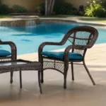 Oliveri Brown 4-Piece Patio Set By Furniture of America - Image 2