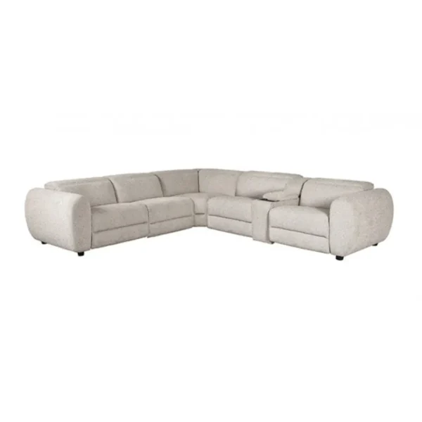 Zander Power Reclining Sectional Sofa by Furniture of America - Image 2