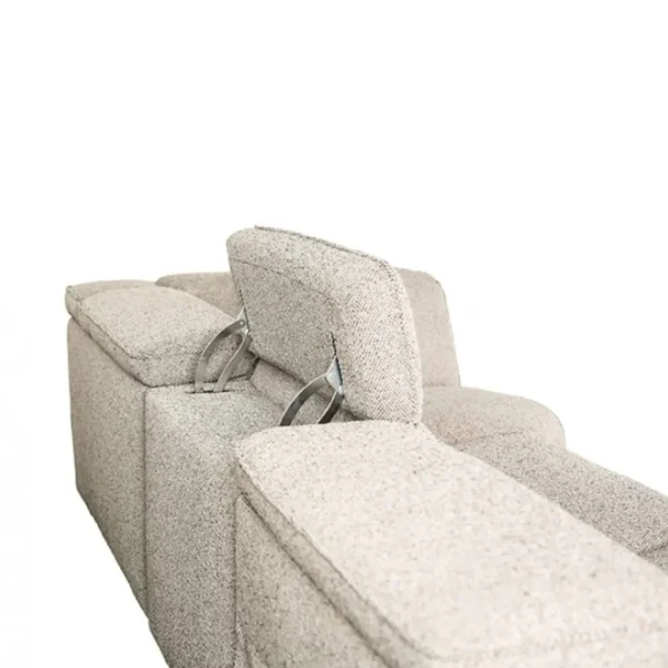 Zander Power Reclining Sectional Sofa by Furniture of America - Image 4