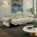Morley Fabric Power Reclining Sofa by Furniture of America - Image 4