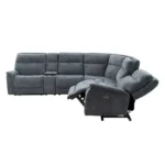 Mattheus Power Reclining Sectional by Furniture of America - Image 2