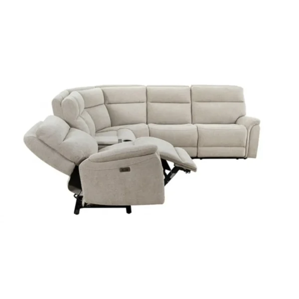Mattheus Power Reclining Sectional by Furniture of America - Image 8