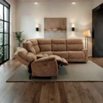Mattheus Power Reclining Sectional by Furniture of America - Image 9