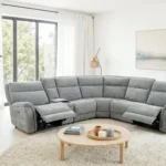 Mattheus Power Reclining Sectional by Furniture of America - Image 10