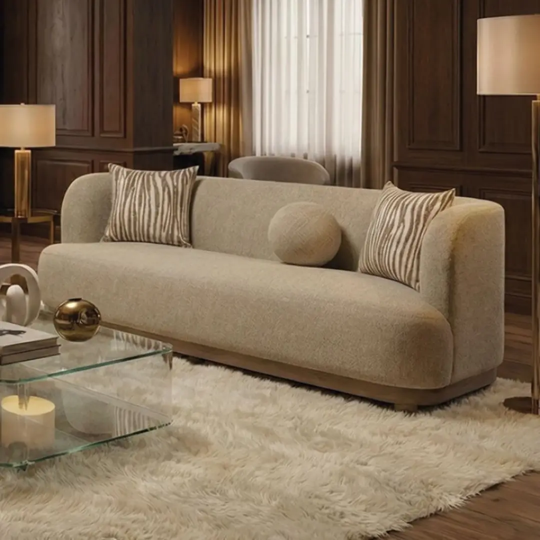 Sarabi Contemporary Wooden Sofa by Furniture of America | U-Trade Furniture Sarabi Contemporary Wooden Sofa by Furniture of America - Image 1