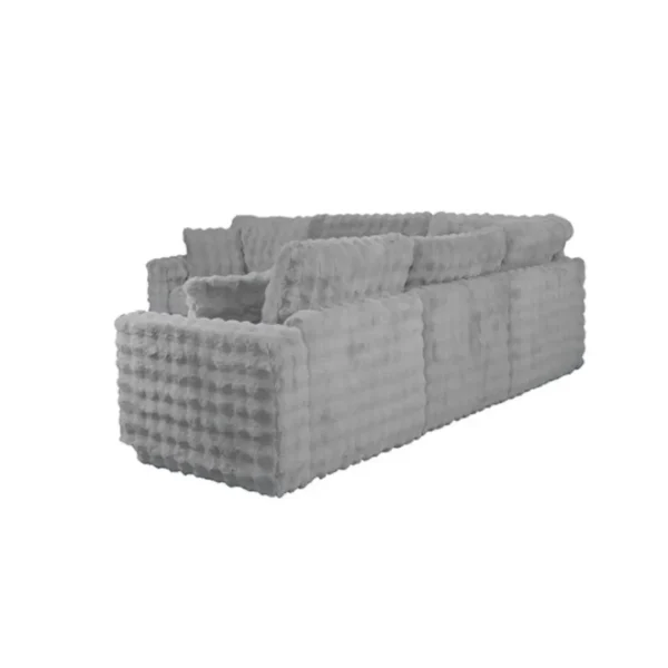 Mckenna L-Shaped Modular Sectional Sofa by Furniture of America - Image 5
