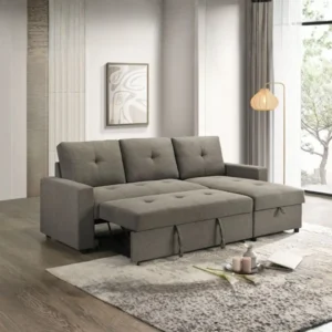 Giorgi Sleeper Sectional Sofa with Storage by Furniture of America