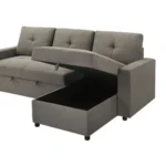 Giorgi Sleeper Sectional Sofa with Storage by Furniture of America - Image 2