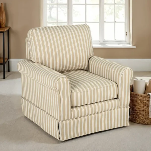 Peggy Striped Accent Chair by Furniture of America - Image 9