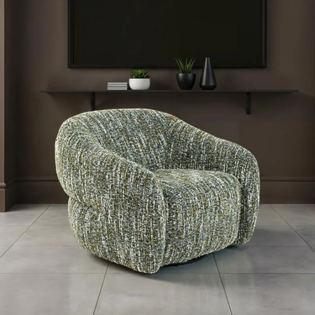 Pyrena Large Swivel Chair Living Room by Furniture of America | U-Trade Furniture Pyrena Large Swivel Chair Living Room by Furniture of America - Image 1