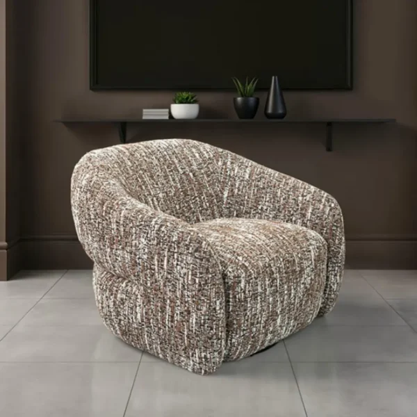 Pyrena Large Swivel Chair Living Room by Furniture of America - Image 8
