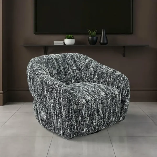 Pyrena Large Swivel Chair Living Room by Furniture of America - Image 11