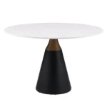 Hobro Black Dining Table Set for 4 by Furniture of America - Image 2