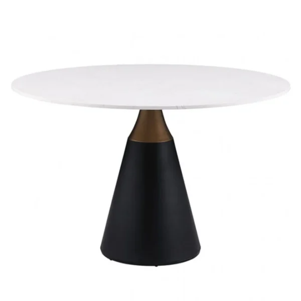 Hobro Black Dining Table Set for 4 by Furniture of America - Image 2