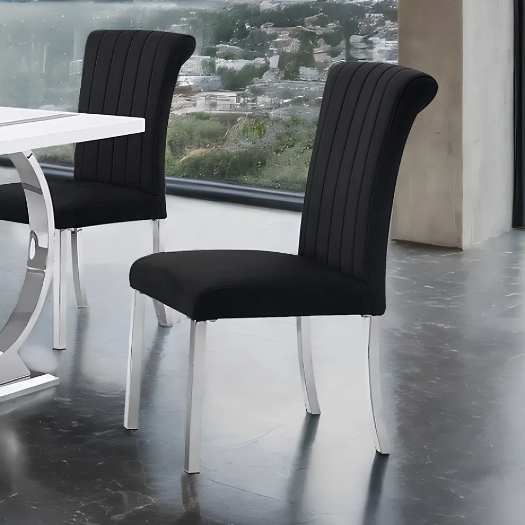 Horley Silver Dining Table Set for 6 by Furniture of America | U-Trade Furniture Horley Silver Dining Table Set for 6 by Furniture of America - Image 1