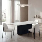 Borden 5 Pc Black Modern Contemporary Dining Room Sets by Furniture of America