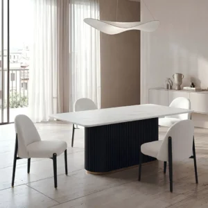 Borden 5 Pc Black Modern Contemporary Dining Room Sets by Furniture of America