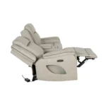 Arturus Power Loveseat Recliner with Console by Furniture of America - Image 3