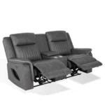 Arturus Power Loveseat Recliner with Console by Furniture of America - Image 11