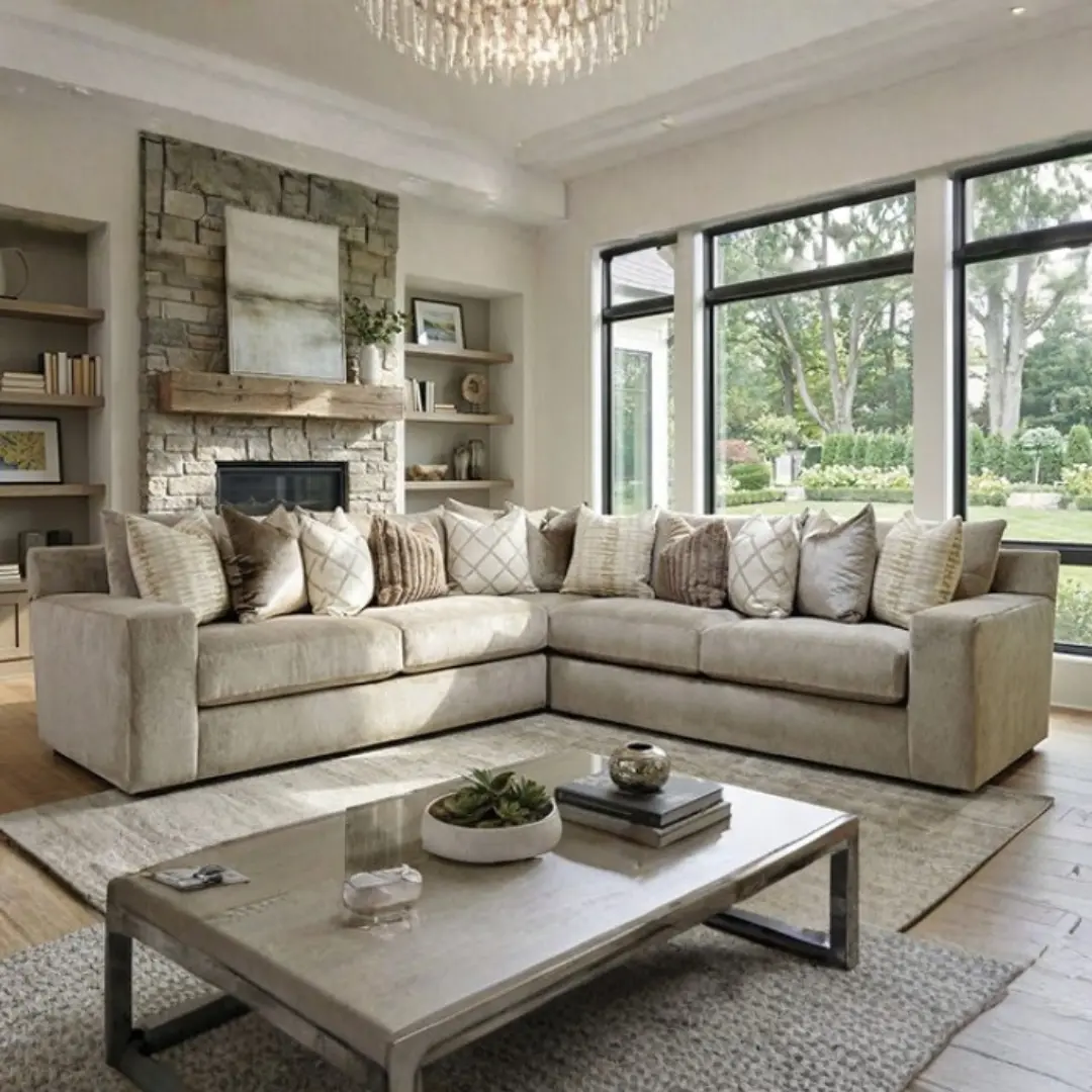 Lymington Oversized Modular Sectional Sofa by Furniture of America | U-Trade Furniture Lymington Oversized Modular Sectional Sofa by Furniture of America - Image 1