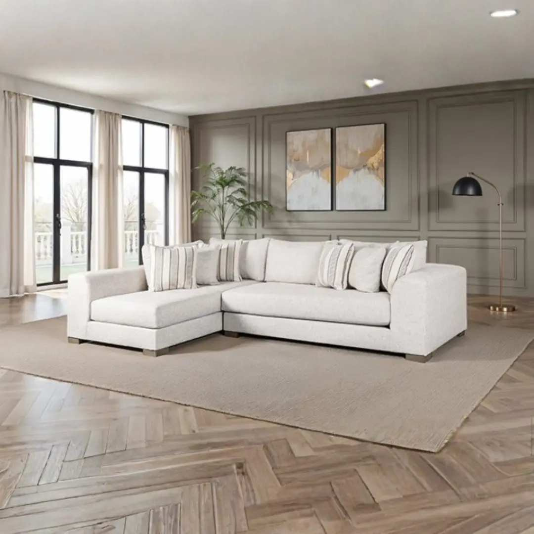 Alameda L Shaped Sectional Sofa by Furniture of America | U-Trade Furniture Alameda L Shaped Sectional Sofa by Furniture of America - Image 1