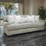 Nerone Gray Transitional Sofa by Furniture of America