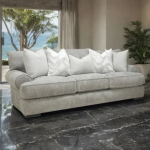 Nerone Gray Transitional Sofa by Furniture of America