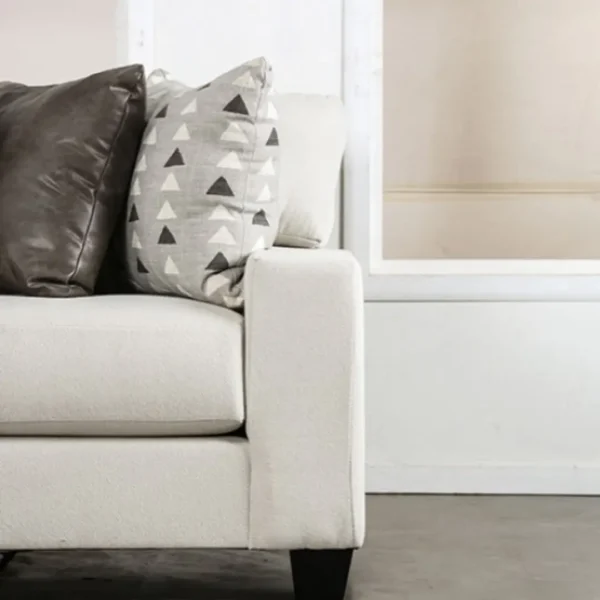 Millburn White Sectional Sofa by Furniture of America - Image 3