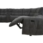 Southwold Transitional Chenille Power Sectional by Furniture of America - Image 4