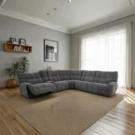 Southwold Transitional Chenille Power Sectional by Furniture of America - Image 5