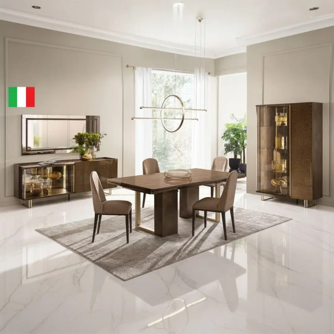 Fiamma Extendable Dining Table Set By ESF Furniture | U-Trade Furniture Fiamma Extendable Dining Table Set By ESF Furniture - Image 1