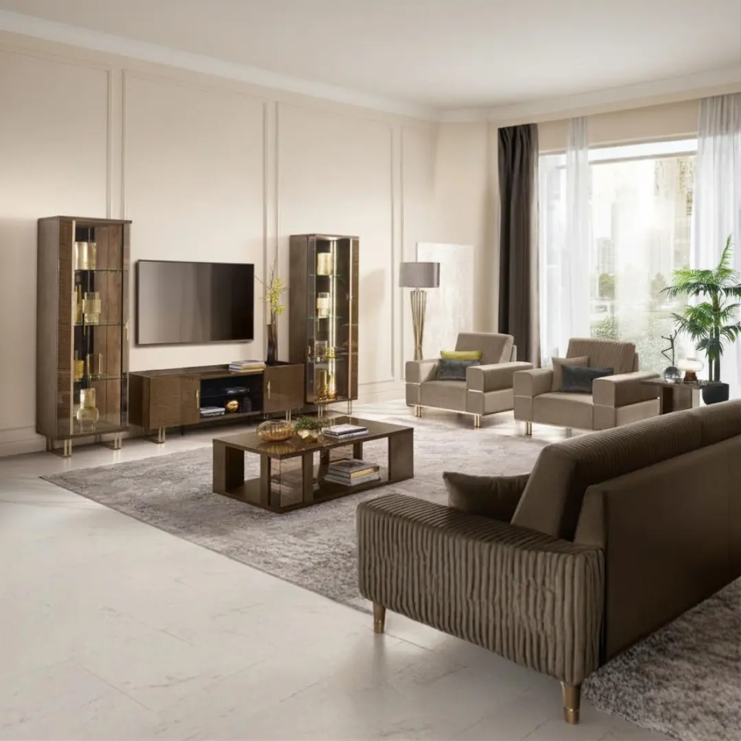 Fiamma Modern TV Entertainment Center By ESF Furniture | U-Trade Furniture Fiamma Modern TV Entertainment Center By ESF Furniture - Image 1