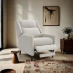 Psyche Pushback Recliner Mid-Century Style by Furniture of America