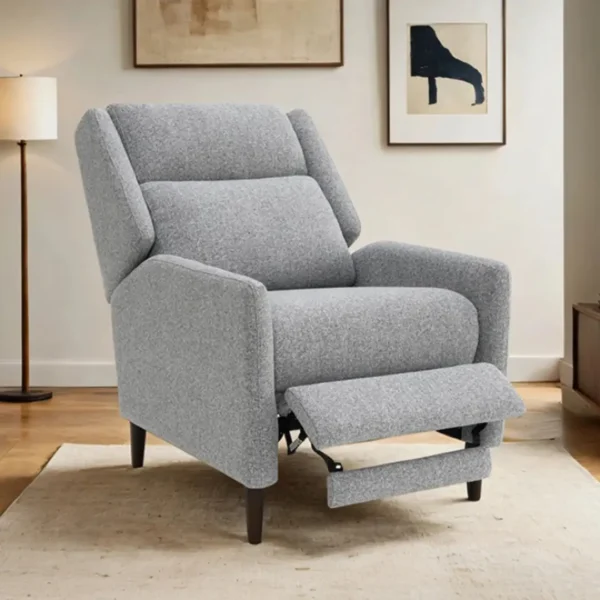 Psyche Pushback Recliner Mid-Century Style by Furniture of America - Image 12