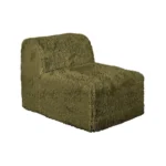 Nappi Contemporary Faux Fur Sofa by Furniture of America - Image 3